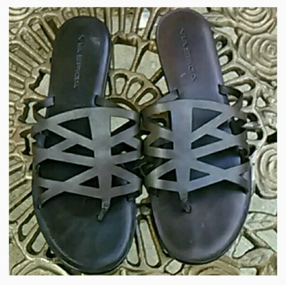 Via Spiga Shoes - Via Spiga leather sandals size 7.5